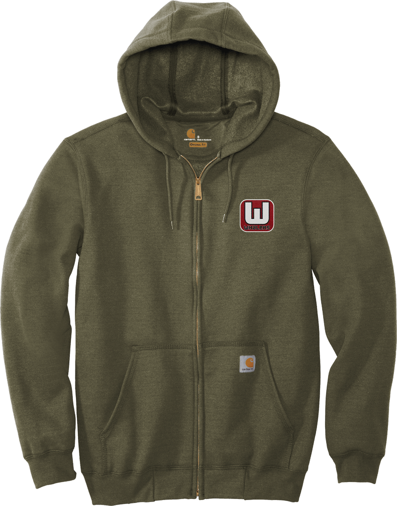 CT Whalers Tier 1 Carhartt Midweight Hooded Zip-Front Sweatshirt