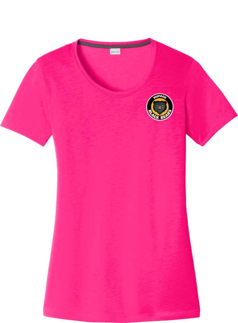 Dupage Black Bears Ladies PosiCharge Competitor Cotton Touch Scoop Neck Tee