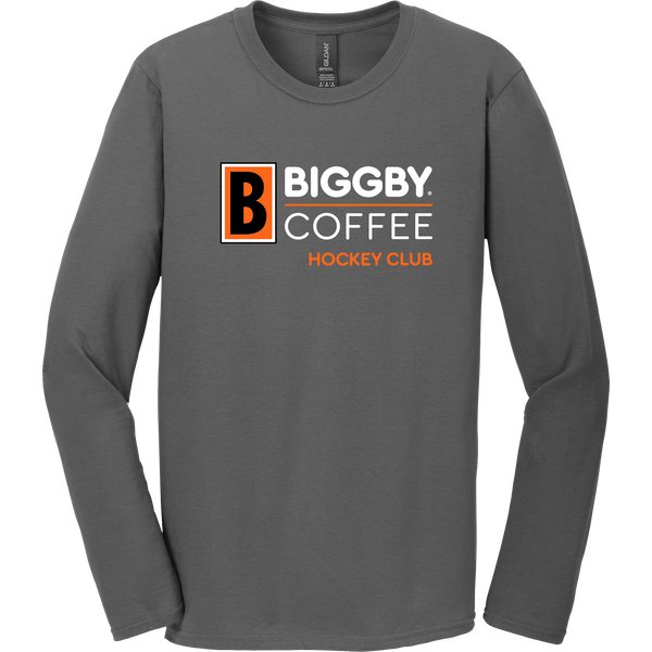 Biggby Coffee Hockey Club Softstyle Long Sleeve T-Shirt