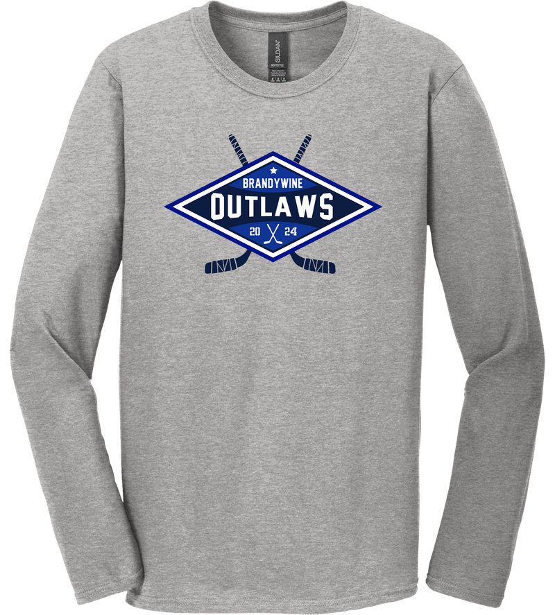 Brandywine Outlaws Softstyle Long Sleeve T-Shirt