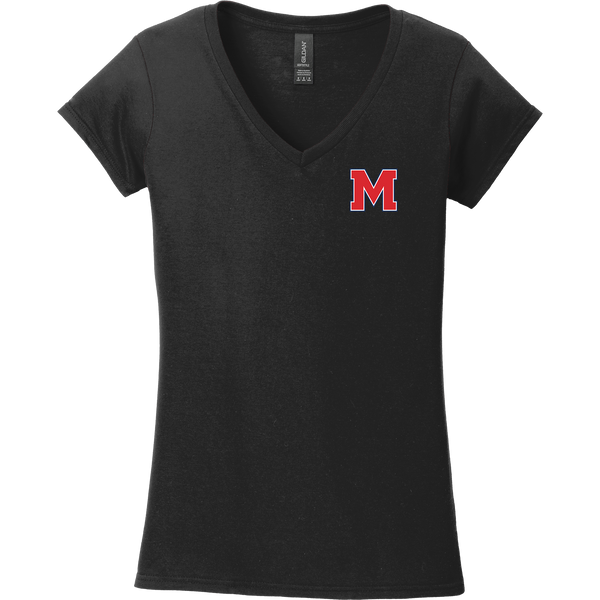 Mount St. Charles Softstyle Ladies Fit V-Neck T-Shirt