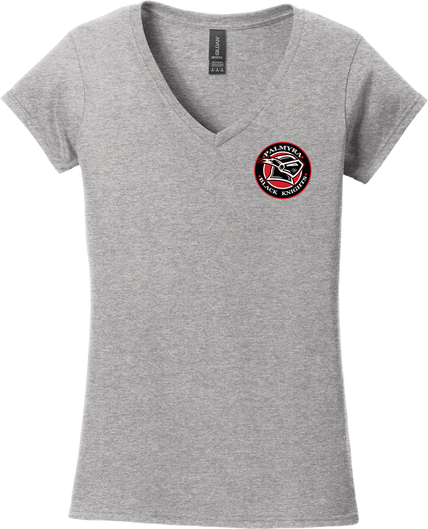 Palmyra Black Knights Softstyle Ladies Fit V-Neck T-Shirt