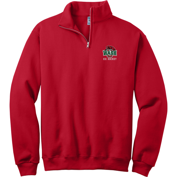 Wash U NuBlend 1/4-Zip Cadet Collar Sweatshirt