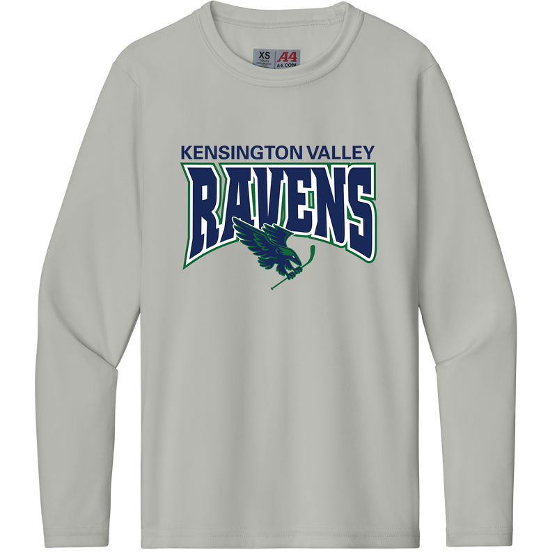 Kensington Valley Ravens Youth Cooling Performance Long Sleeve Tee