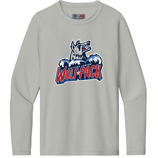 Hartford Jr. Wolfpack Youth Cooling Performance Long Sleeve Tee