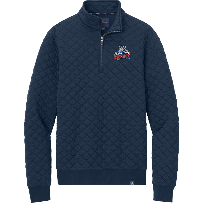 Hartford Jr. Wolfpack Brooks Brothers Diamond Quilt 1/4-Zip