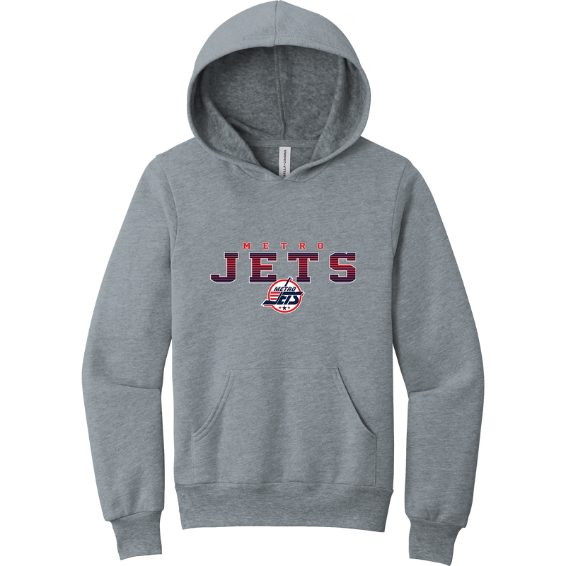 Metro Jets Youth Sponge Fleece Pullover Hoodie