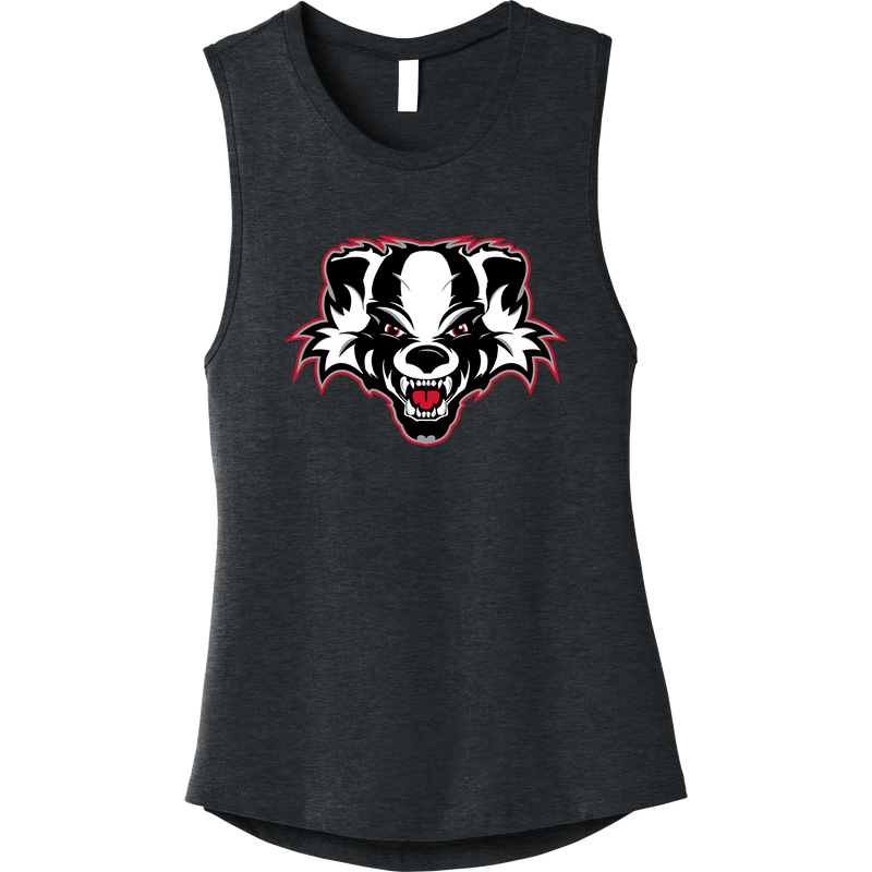 Scary Badgers Womens Jersey Muscle Tank