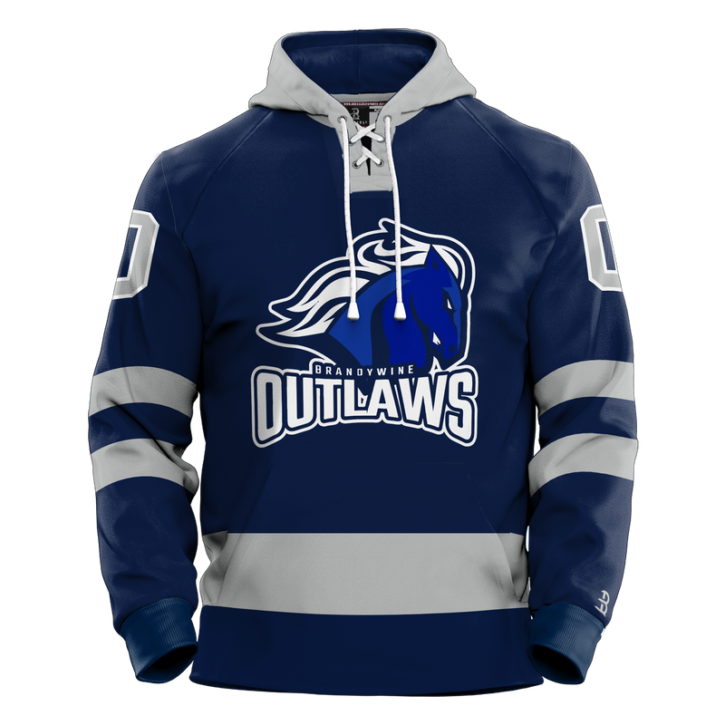 Brandywine Outlaws Youth Sublimated Retro Hoodie