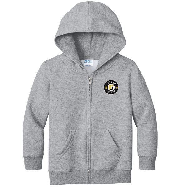 Upland Hockey Toddler Core Fleece Full-Zip Hooded Sweatshirt