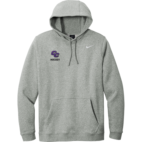 Curry College Nike Club Fleece Pullover Hoodie