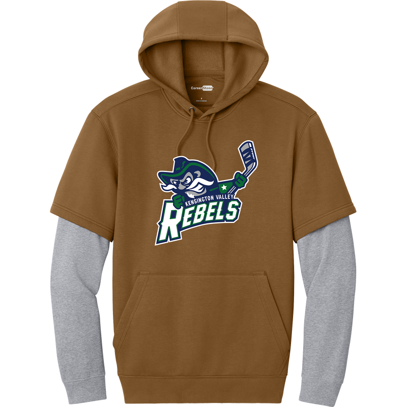 Kensington Valley Rebels Tough Fleece Layered Hoodie