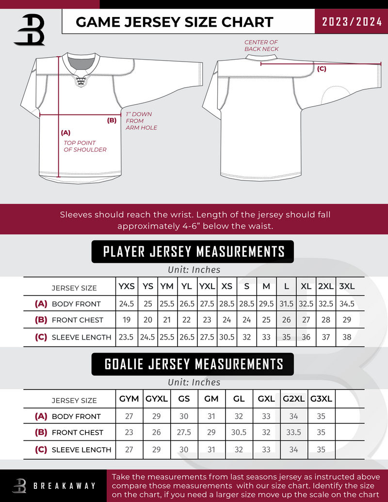 Wilmington Nighthawks Youth Goalie Jersey