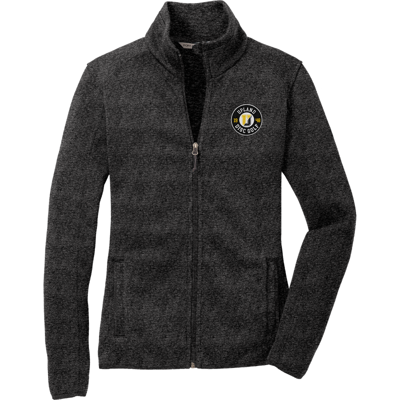 Upland Disc Golf Ladies Sweater Fleece Jacket