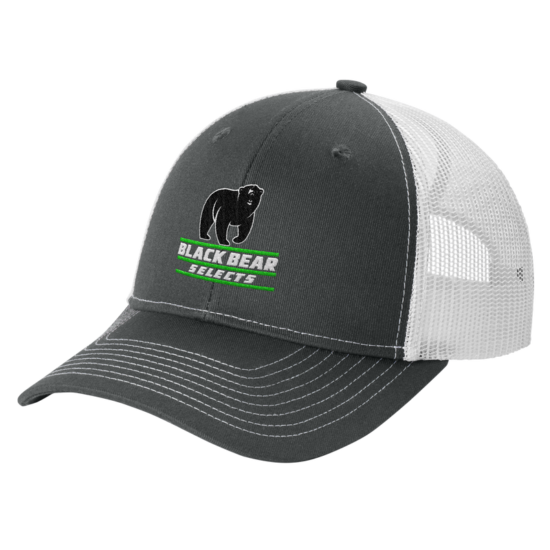 Black Bear Selects Snapback Ponytail Trucker Cap