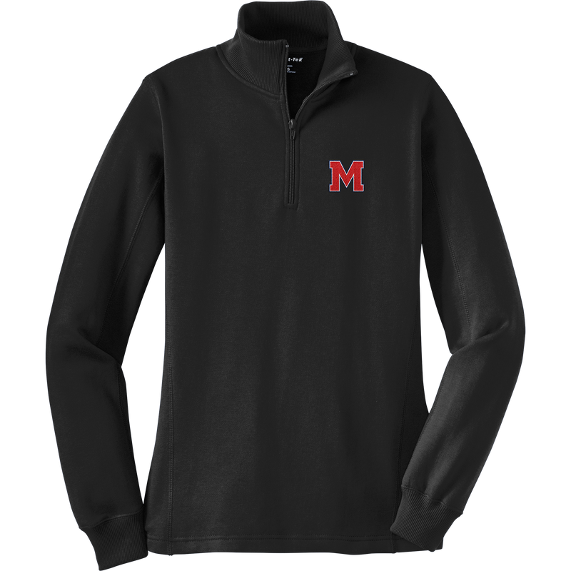 Mount St. Charles Ladies 1/4-Zip Sweatshirt
