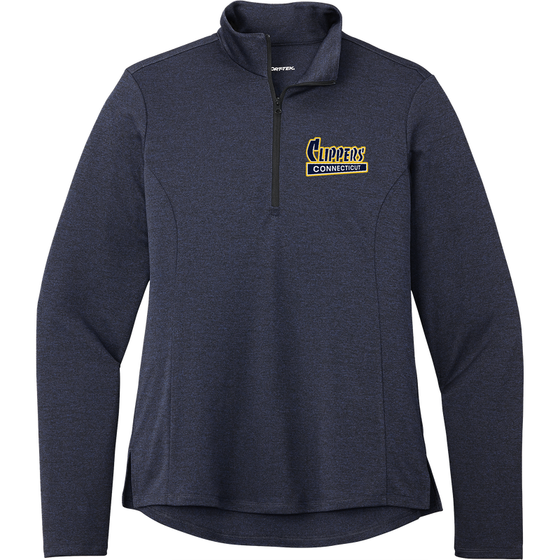 CT Clippers Ladies Endeavor 1/2-Zip Pullover