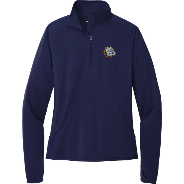 Chelsea Bulldogs Ladies Sport-Wick Stretch 1/4-Zip Pullover