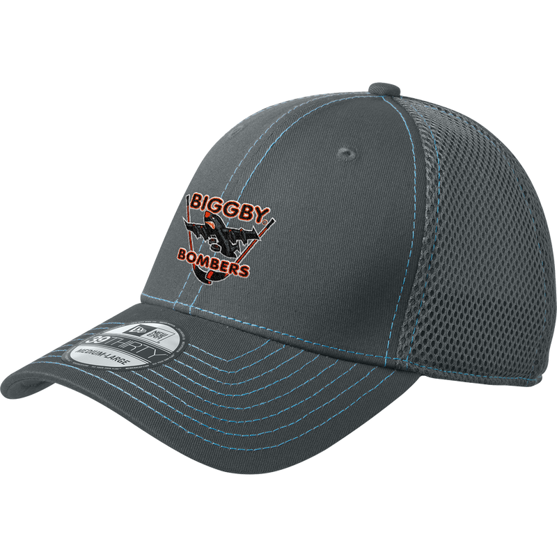 Biggby Bombers New Era Stretch Mesh Contrast Stitch Cap