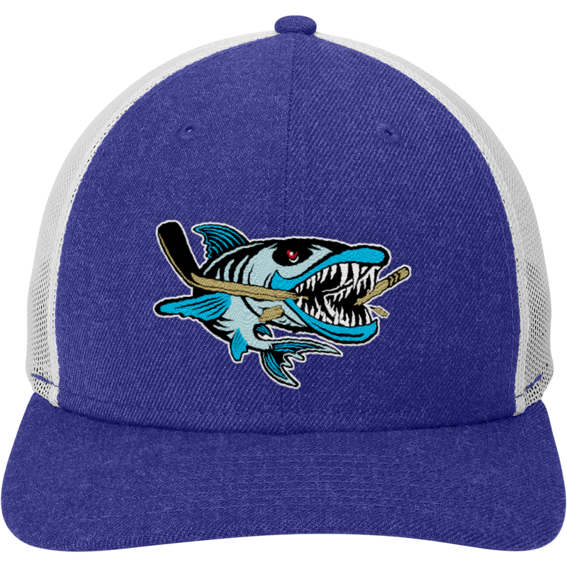 Boca Barracudas New Era Snapback Low Profile Trucker Cap