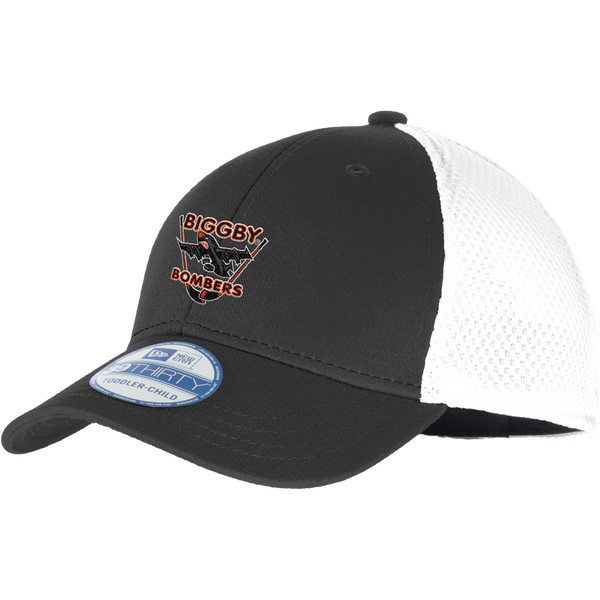 Biggby Bombers New Era Youth Stretch Mesh Cap