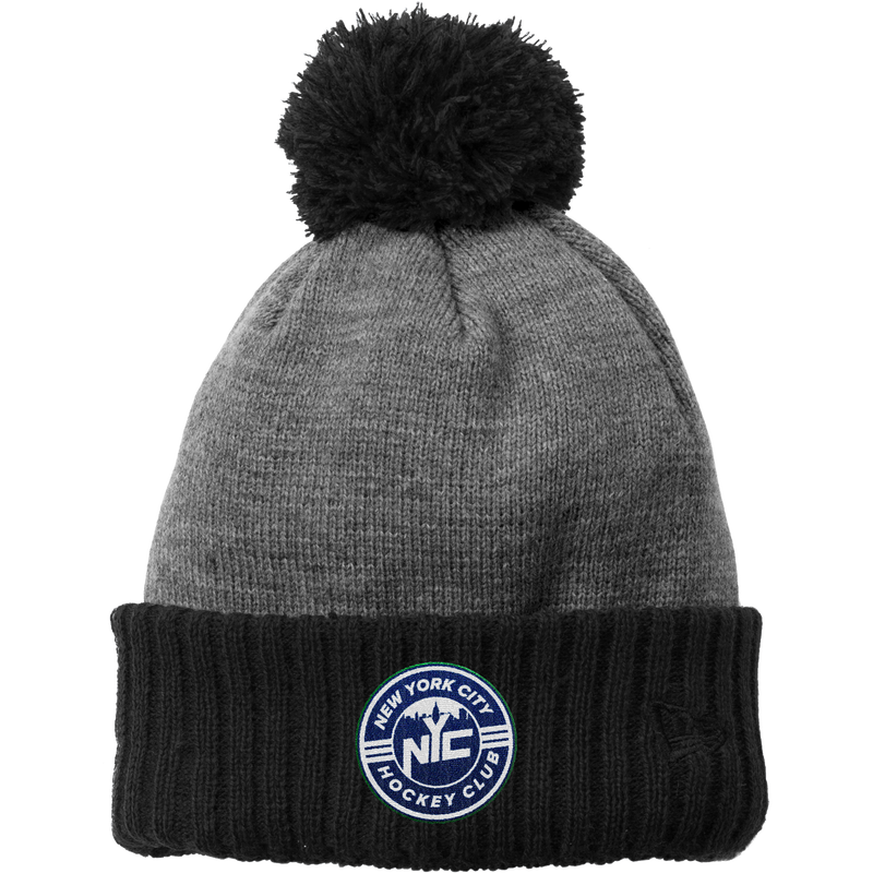NYC Hockey Club New Era Colorblock Cuffed Beanie