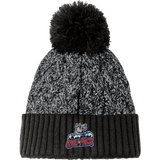Hartford Jr. Wolfpack New Era Marled Knit Pom Beanie