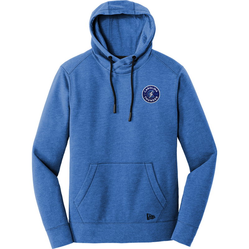 Carolina Thunder New Era Tri-Blend Fleece Pullover Hoodie