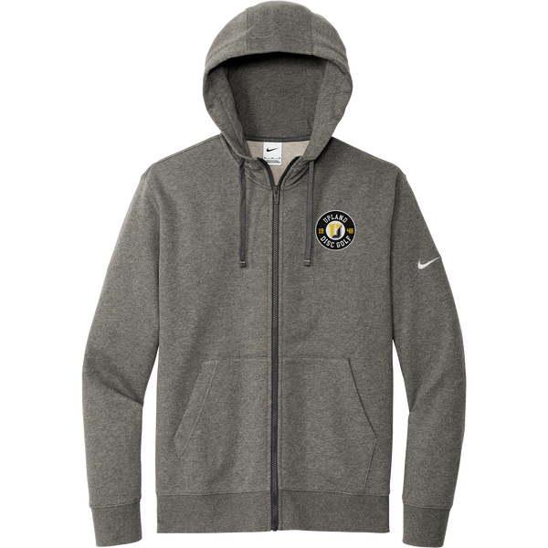 Upland Disc Golf Nike Club Fleece Sleeve Swoosh Full-Zip Hoodie