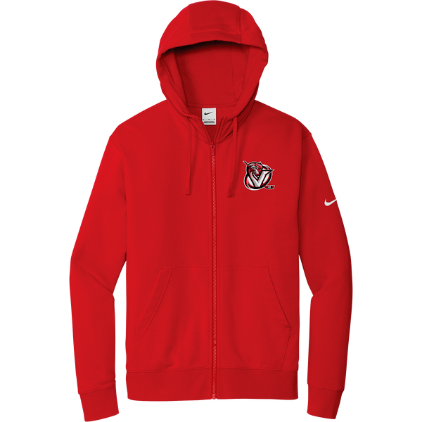 Venom Hockey Club Nike Club Fleece Sleeve Swoosh Full-Zip Hoodie