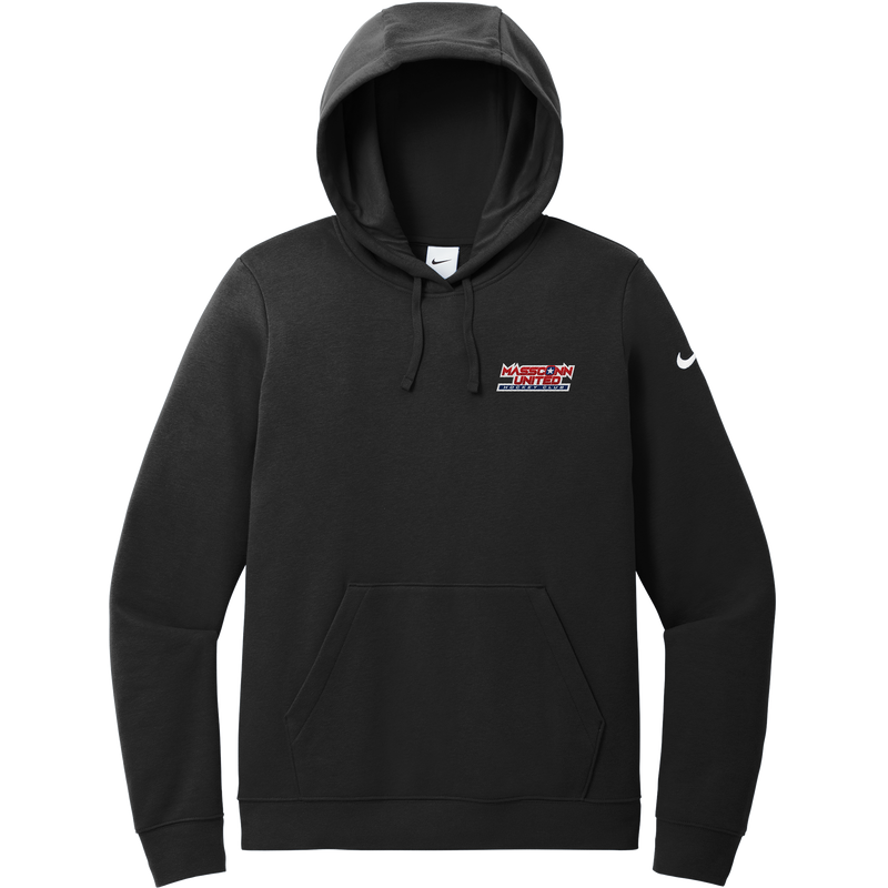 Mass Conn United Nike Women's Club Fleece Sleeve Swoosh Pullover Hoodie