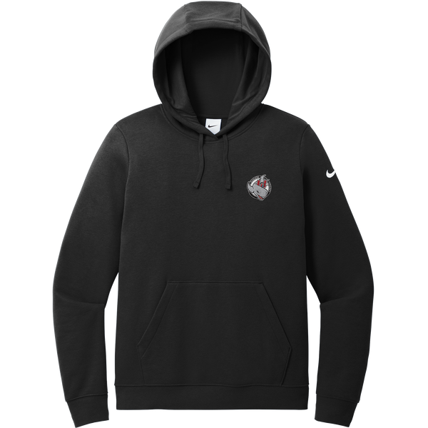 CT Whalers Tier 2 Nike Women's Club Fleece Sleeve Swoosh Pullover Hoodie