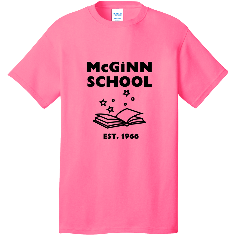 McGinn Elementary 'Book' Core Cotton Tee