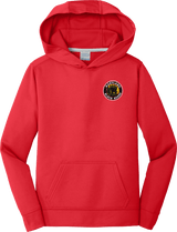 Maryland Black Bears Youth Performance Fleece Pullover Hooded Sweatshirt
