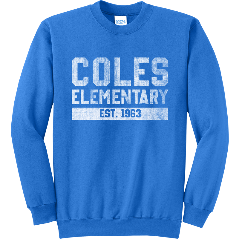 Coles Elementary Core Fleece Crewneck Sweatshirt