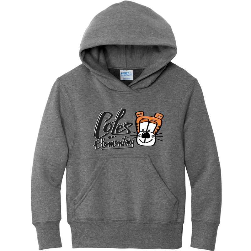 Coles Elementary Youth "Graffiti Tiger" Pullover Hooded Sweatshirt