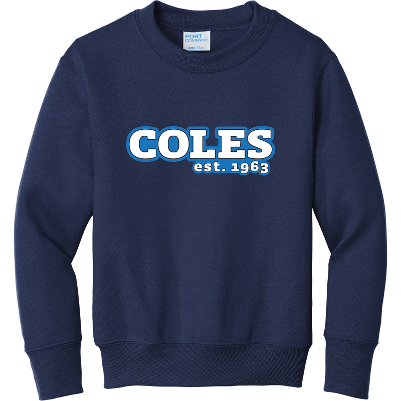 Coles Elementary Youth Bubble Print Crewneck Sweatshirt
