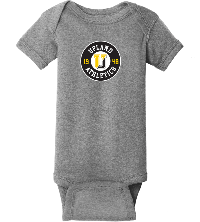 Upland Athletics Infant Short Sleeve Baby Rib Bodysuit