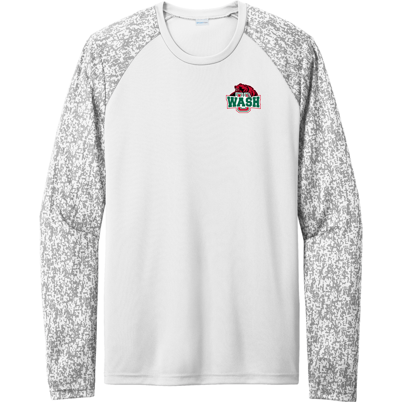 Wash U Long Sleeve Digi Camo Tee