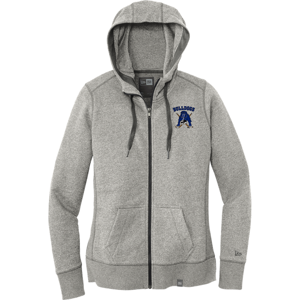 Chicago Bulldogs New Era Ladies French Terry Full-Zip Hoodie